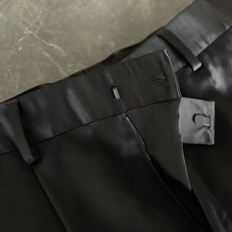 saint laurent silk tack tuxedo pants 40