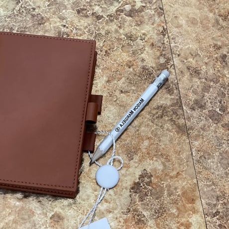 新品 mm6 2020aw leather wallet