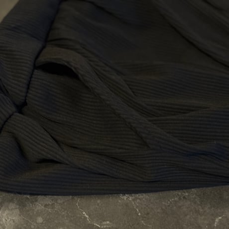 factory sample pleats wide pants black