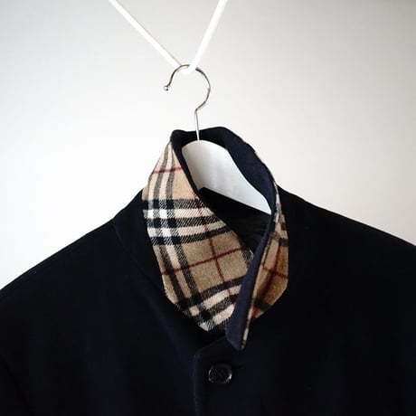 BURBERRY cashmere wool coat  navy