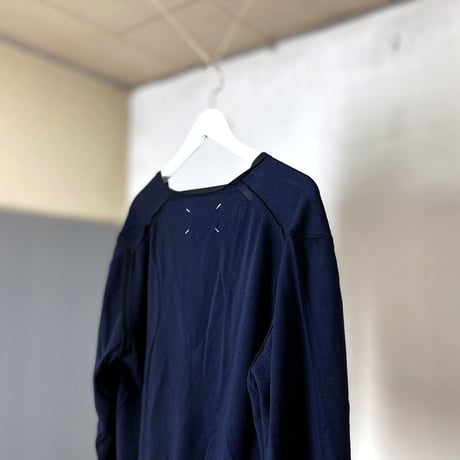 新品 maison margiela knit navy M