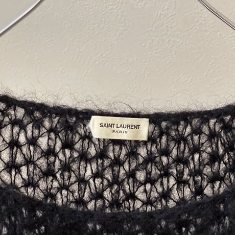 saintlaurent 2013aw over size mohair long knit