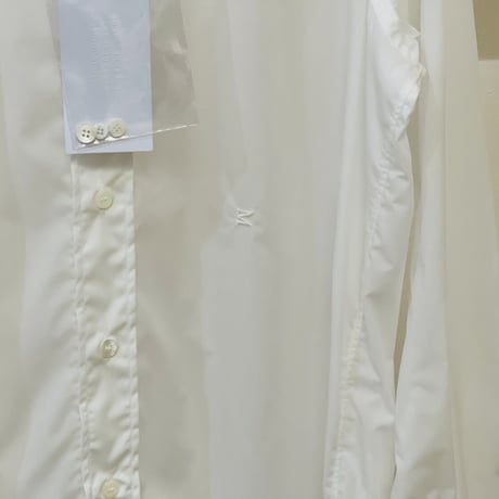 新品 maison margiela"白タグ" 2021ss "M logo" over size long shirt