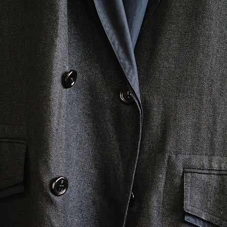 未使用  yves saint laurent rive gauche silk  layered jacket