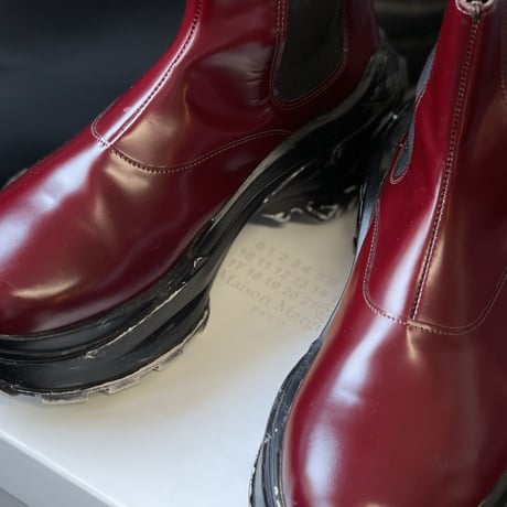 新品 maison margiela 2019aw leather boots