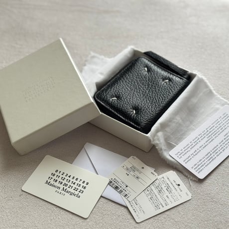 ※ price down!!!【国内正規】新品 maison margiela leather wallet black