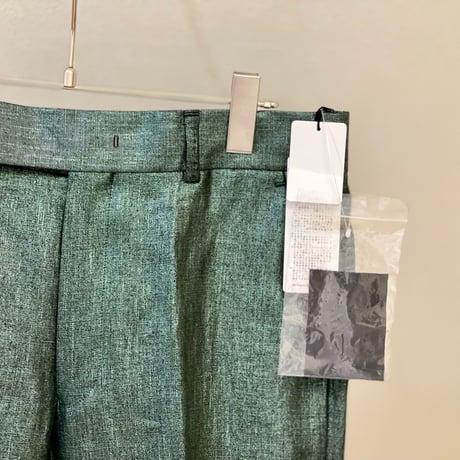 新品 paul smith 2016ss linen "箔" summer suit emerald