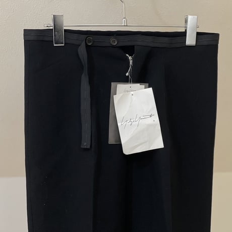 新品 yohji yamamoto black trousers 2