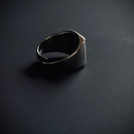 【price down】factory sample silver 925 square signet ring