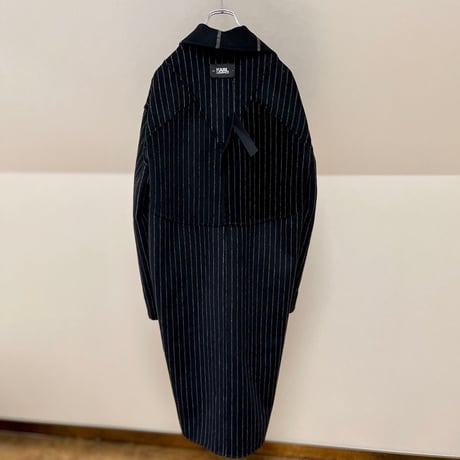 新品 karl lagerfeld 2020aw belted dougle coat