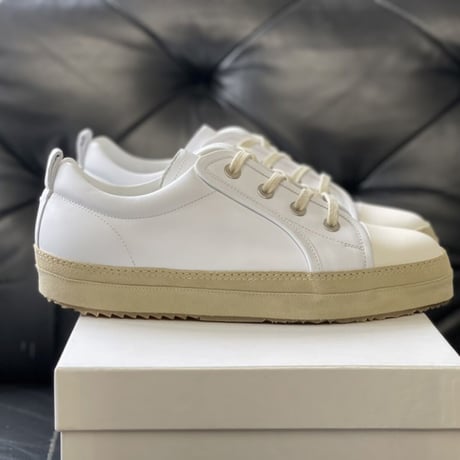 新品 maison margiela 2021ss platform leather sneakers 43