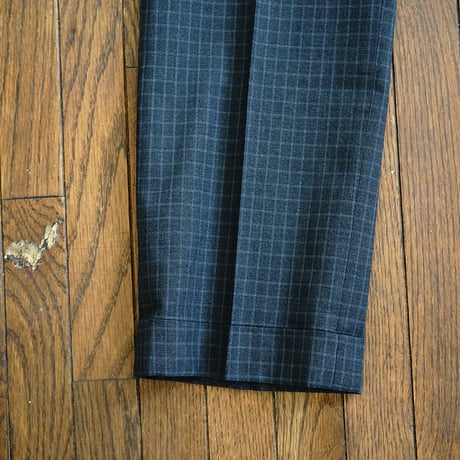 80-90s vintage check set up suit