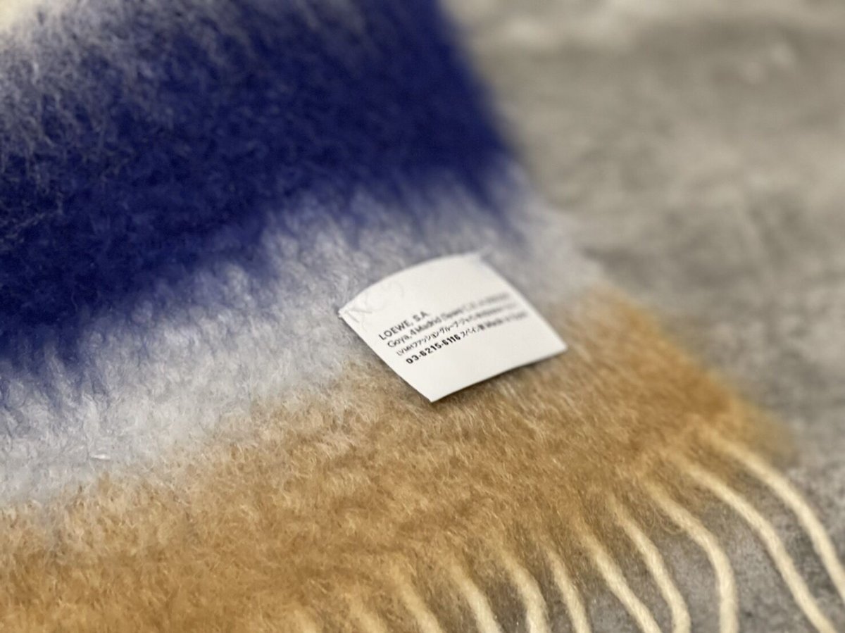 新品 loewe 2022aw moher muffler | requality