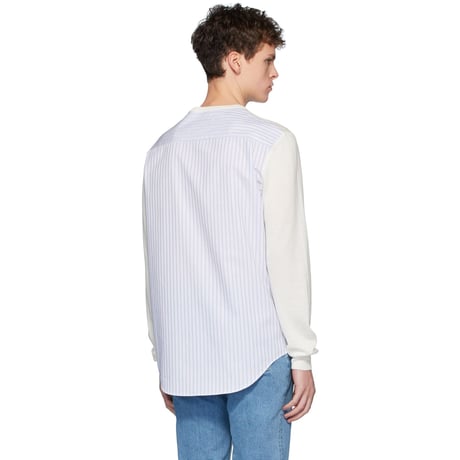 maison margiela spliced knit white S