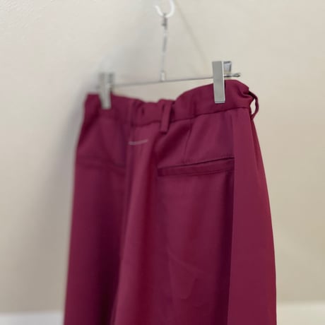 新品 mm6 maison margiela 2019aw bordeaux flare pants