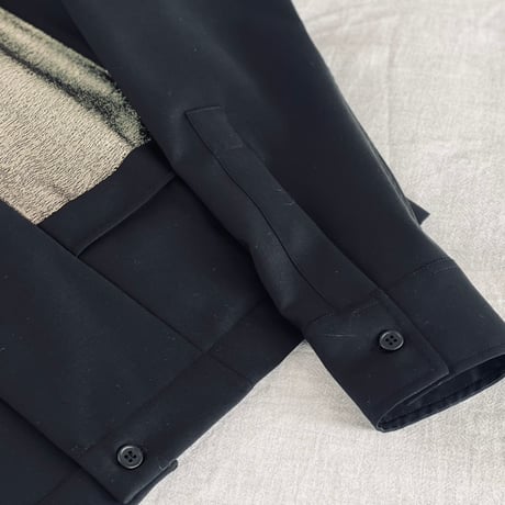 saint laurent paris wool shirt blouson