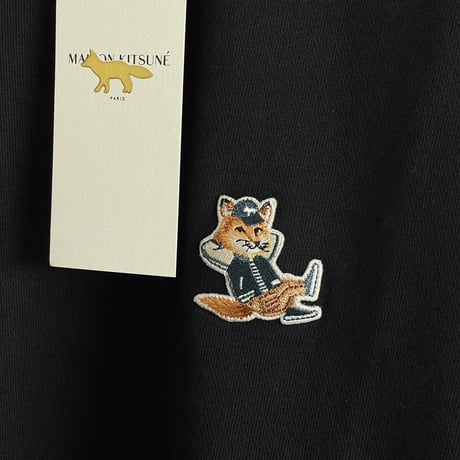 新品 maison kitsune 2023ss fox sweat black
