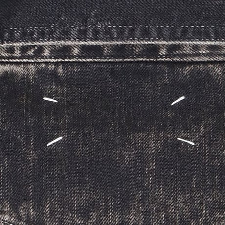 新品 maison margiela 2022aw paint splatter denim 39
