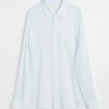 新品 our legacy 2023 stripe semi sheer over size shirt 48