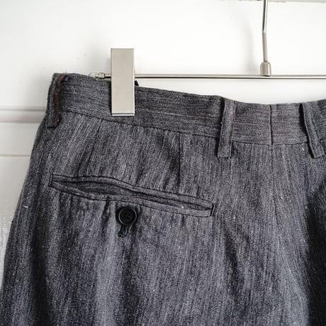 issey miyake tack wide trousers