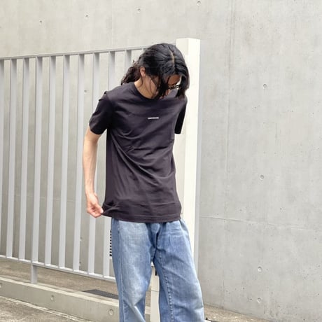 新品 calven klein 2022ss organic cotton tops black M