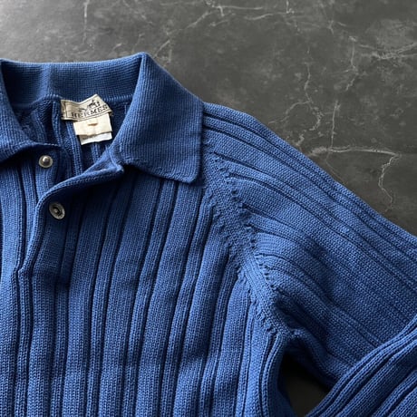 hermes blue knit L