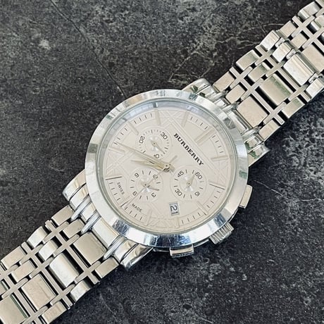 burberry 2022ss chronograph dress watch