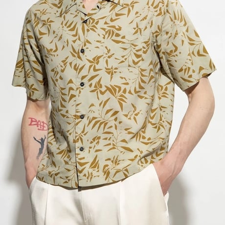 新品 saint laurent hawaii shirt