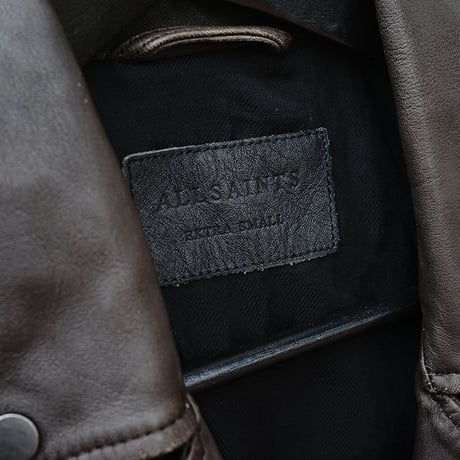 未使用 ALLSAINTS leather jacket