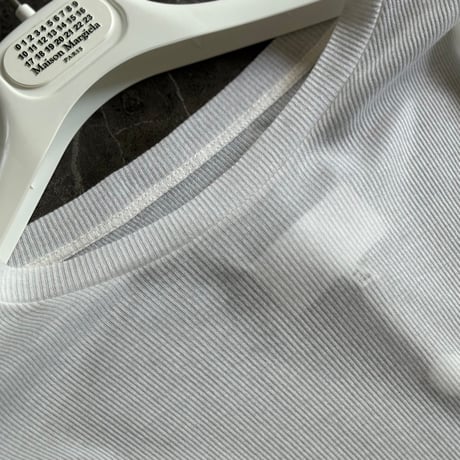 新品 maison margiela "白タグ"  semi sheer tops 44