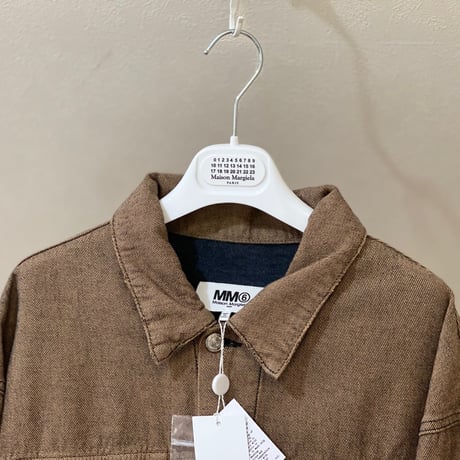 新品 mm6 maison margiela 2020aw reversible denim jacket 40