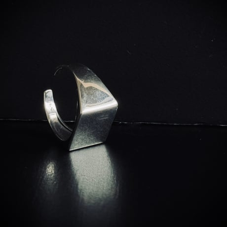factory sample silver 925 square ring