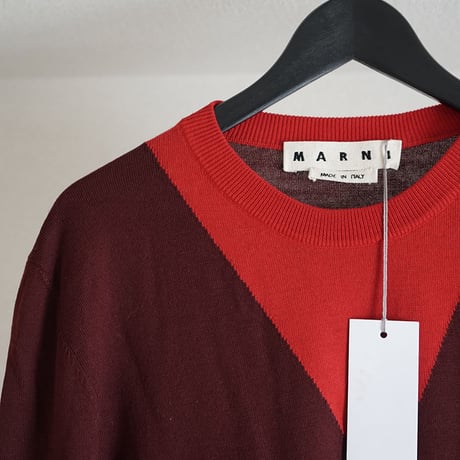 新品 MARNI 2 tone knit