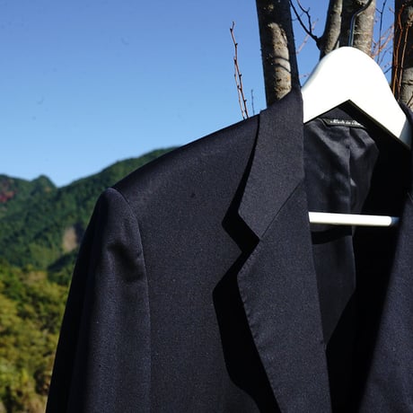 CELINE HOMME tailored jacket navy