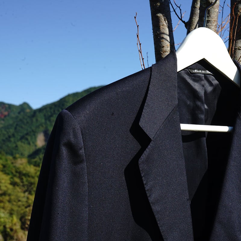 celine navy jacket 極美品38ネイビー CELINE(セリーヌ) レーヨンジップアップブルゾン2W47B585X