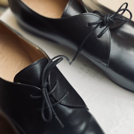 新品 maison margiela 2021ss leather dress shose