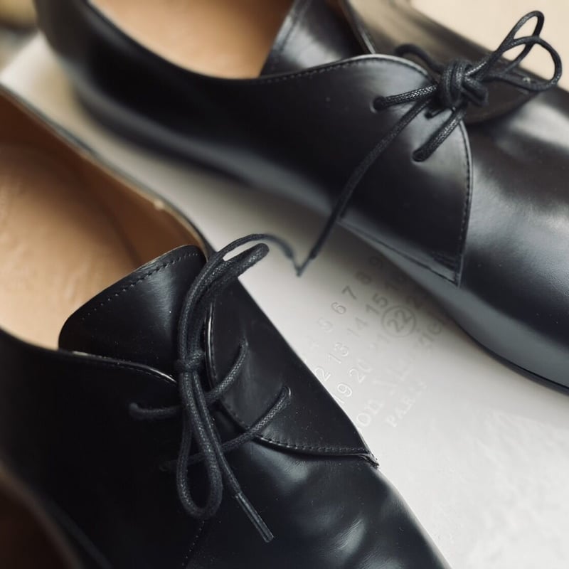 新品 maison margiela 2021ss leather dress shose |