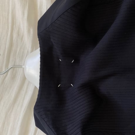 maison margiela ”再構築” collar less jacket