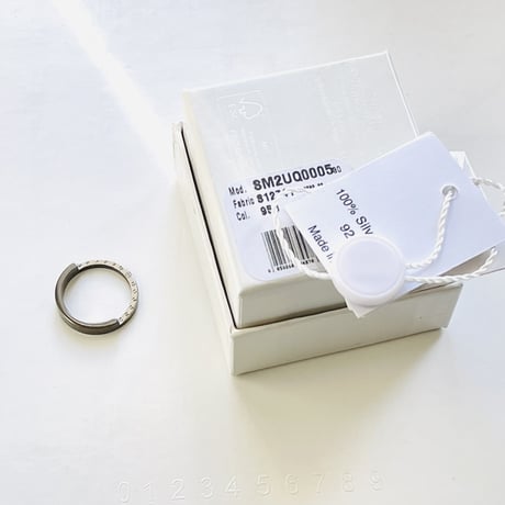 新品 maison margiela 2020aw "cut out" number ring 22号