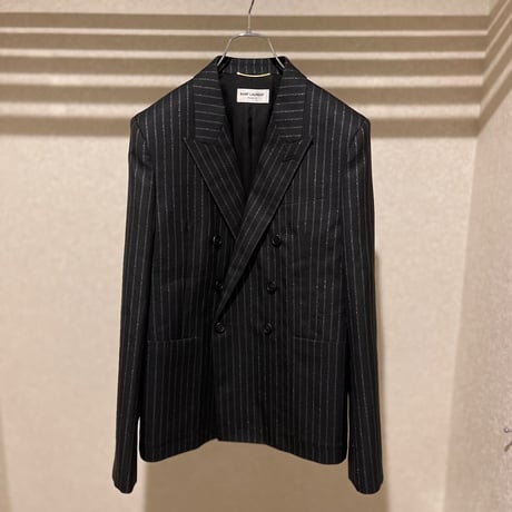 新品 saint laurent 2019aw double jacket 40