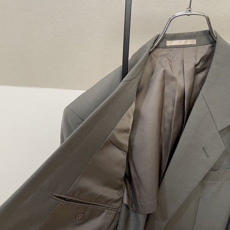 setup suit + hermes necktie #11
