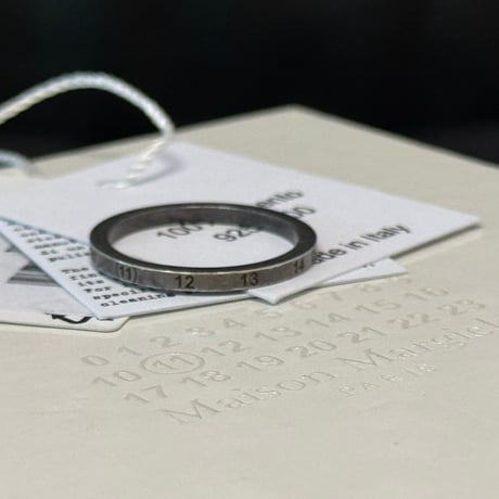 新品 maison margiela silver number ring 20号