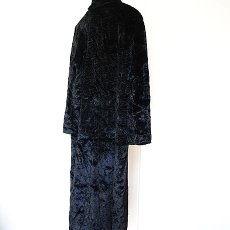 EMPORIO ARMANI velvet coat