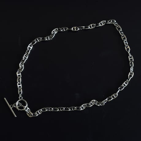 price down !!!!【import factory sample】anchor chain necklace silver
