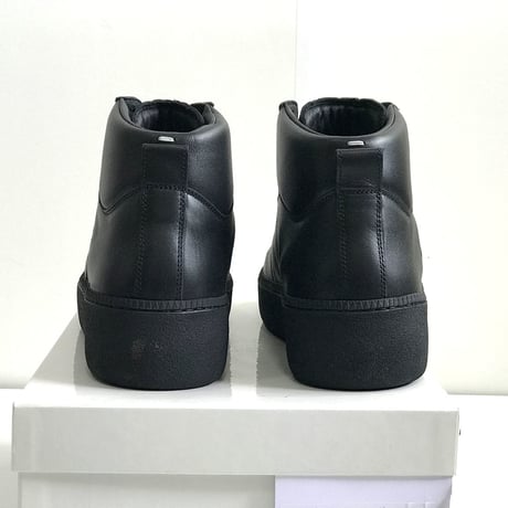 新品 maison margiela high cut sneakers black 42