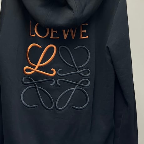 loewe over size anagram logo hoodie