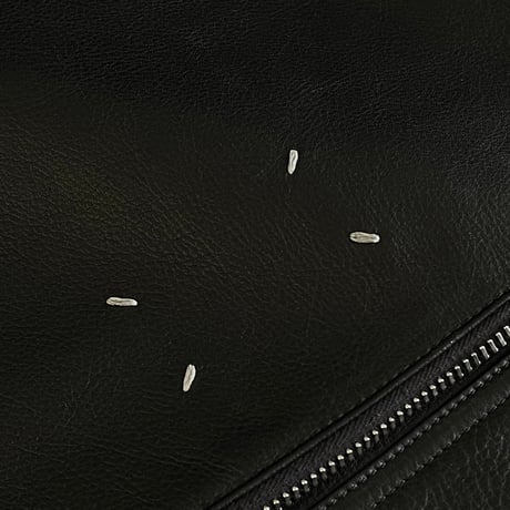 maison margiela large size leather clutch bag