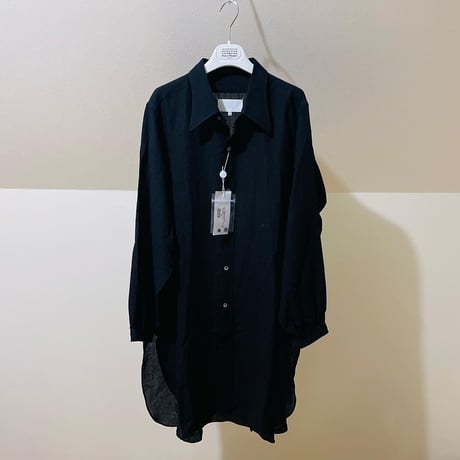 maison margiela 2021ss over size long shirt