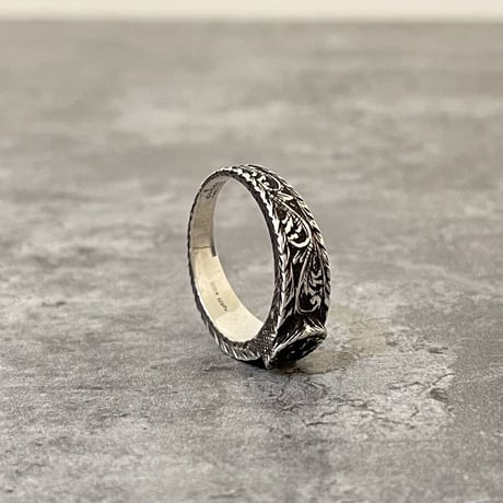 新品 gucci interlocking logo silver ring