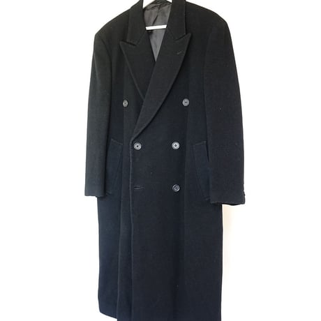vintage cashmere wool double chesterfield coat